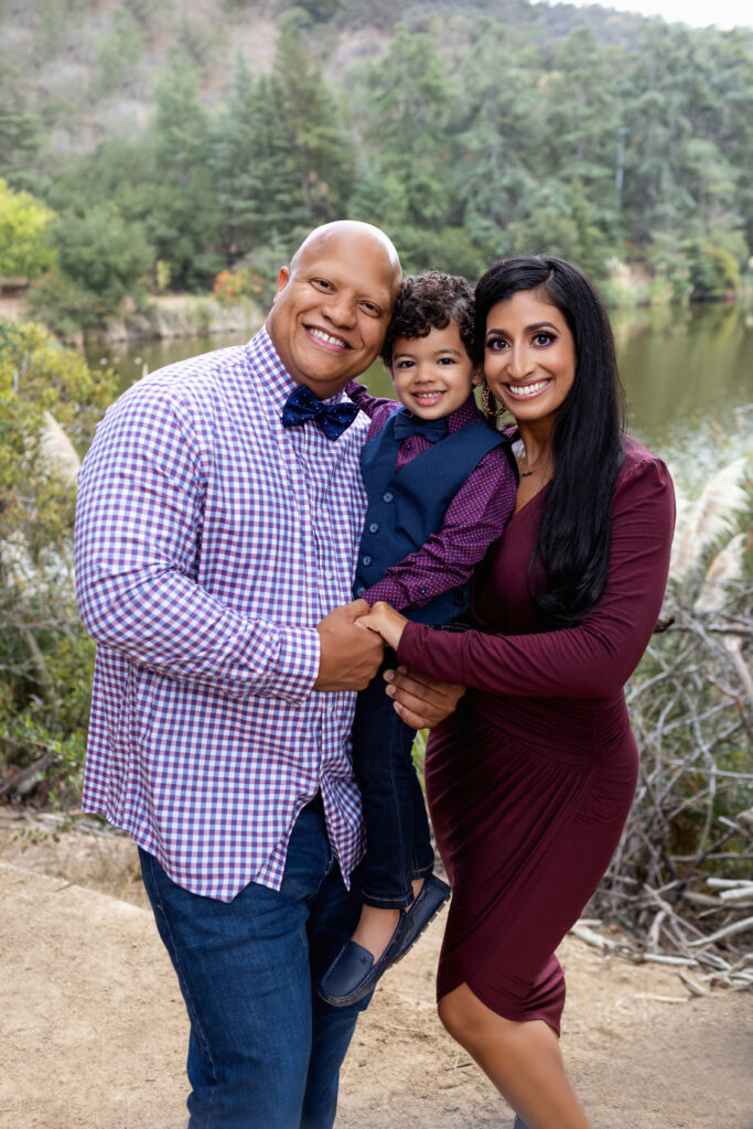 family in an outdoor setting