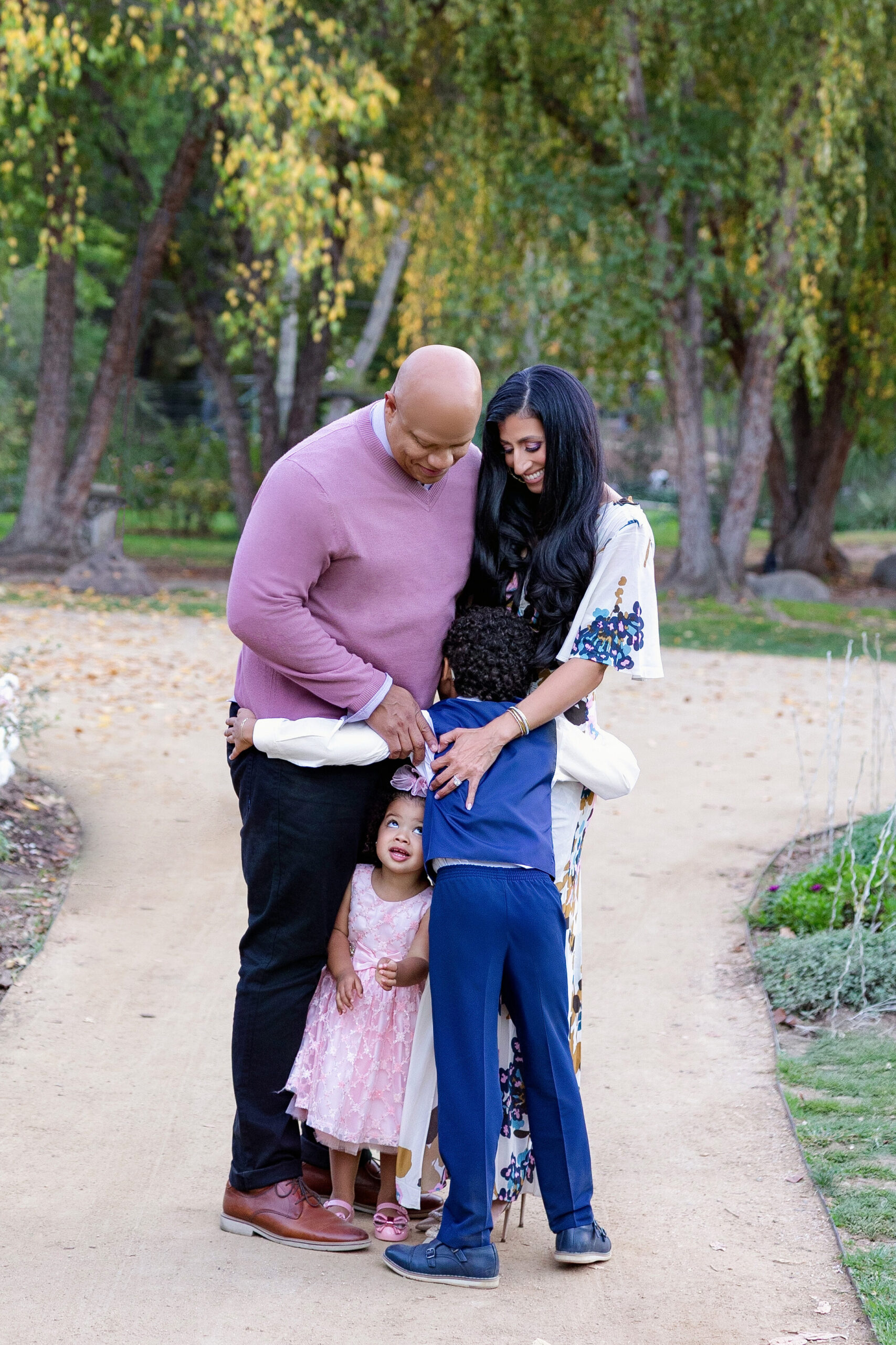 family at a park 